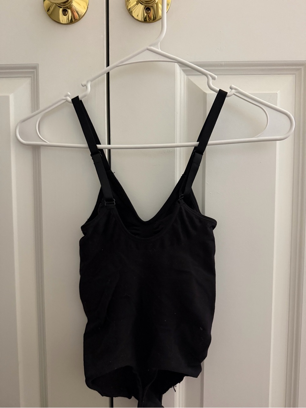 SKIMS Black Adjustable-Strap Tank Bodysuit